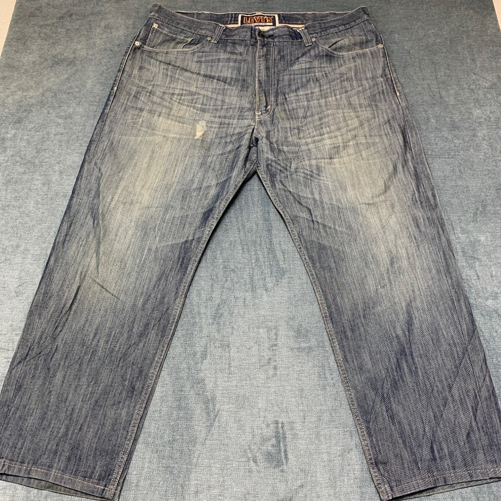 Vintage Levi's 569 The Original Jeans Mens 42x32 Blue Cotton Loose Straight Leg